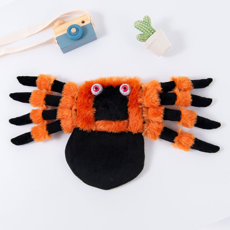 Pet clothes are funny take a knife transform into a pet dog Halloween pet